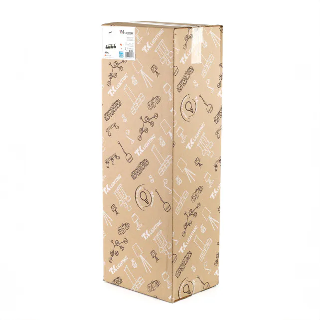 Rippvalgusti HILTON Black/Gold 4xE27 45 cm (45219) - Image 4