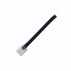Быстросъёмный коннектор для SMD LED-ленты RGBW 5PIN 10 мм с проводом 10 см IP20 (CN7)