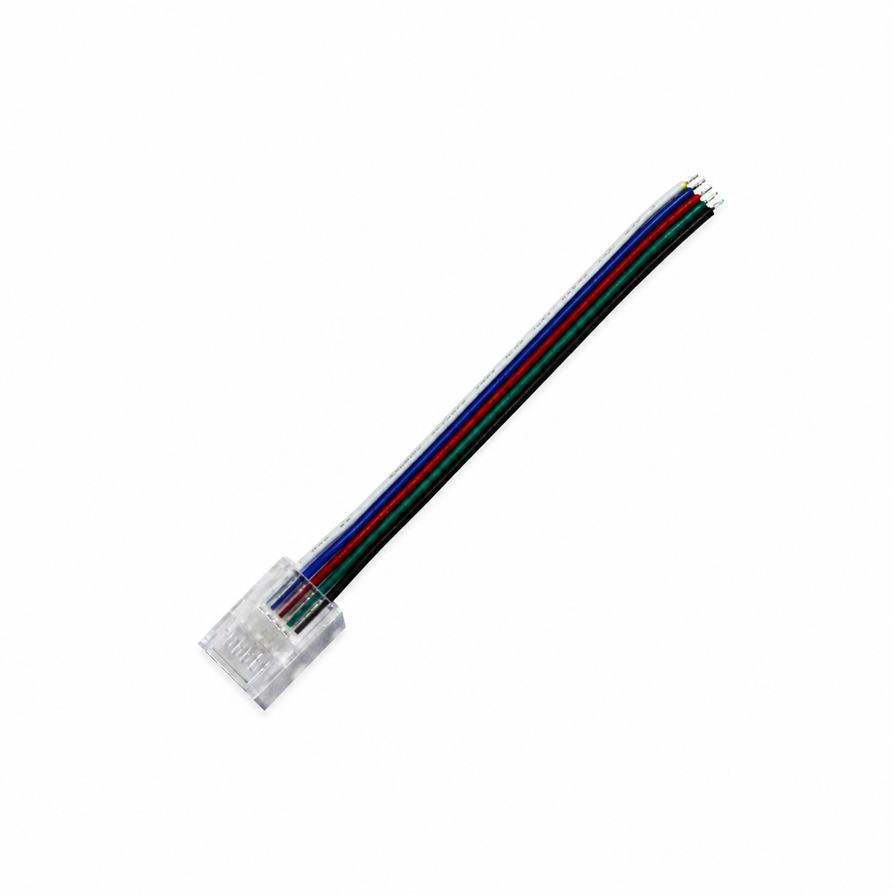 Быстросъёмный коннектор для SMD LED-ленты RGBW 5PIN 10 мм с проводом 10 см IP20 (CN7)