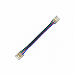 Kiirühendus RGB COB LED-ribale 4PIN 10 mm, 10 cm juhtmega, IP20 (CN9)