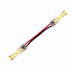 Quick Connector for Single-Colour COB LED Strip 10 mm, Strip — Cable — Strip, 15 cm (CN14)