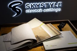 Textile materials for walls and ceilings