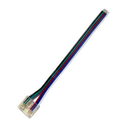 Быстрый коннектор для LED-ленты RGBW COB 5PIN 12 мм с проводом 10 см, IP20 (CN8)