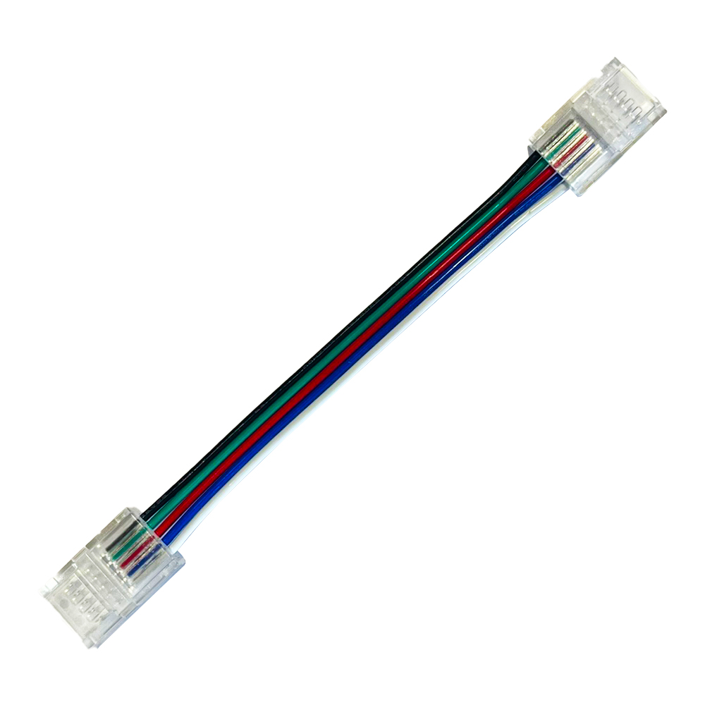 Быстрый коннектор для LED-ленты RGBW SMD 5PIN 10 мм с проводом 10 см, IP20 (CN10)