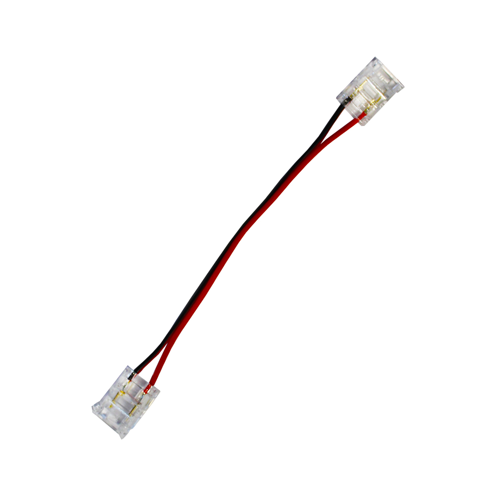 Быстрый коннектор для одноцветной LED-ленты COB/SMD 2PIN 10 мм с проводом 10 см, IP20 (CN13)