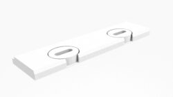 Alternative view of SkyfiX Clamp for Aligning and Fixing Joints WHITE (SF0)