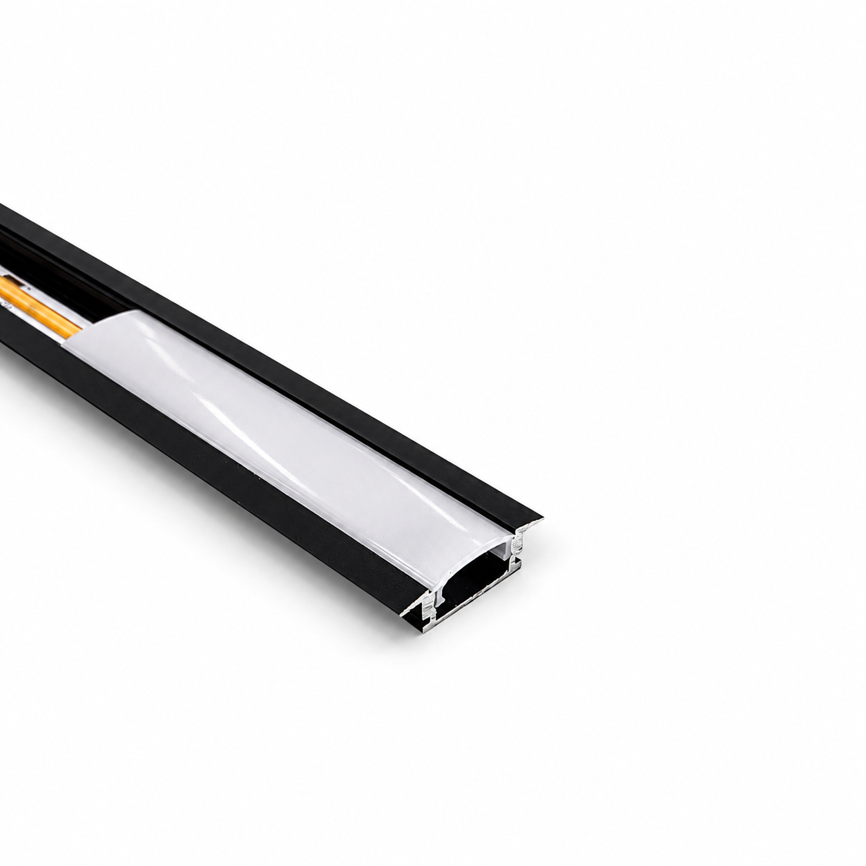 Алюминиевый встраиваемый LED профиль для светодиодной ленты LONG PRO 302 см (LP23)