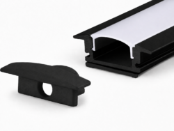 Alumiiniumist süvistatav LED-profiil LED-ribale LONG PRO 302 cm (LP23)