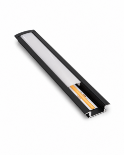 Алюминиевый встраиваемый LED профиль для светодиодной ленты LONG PRO 302 см (LP23)