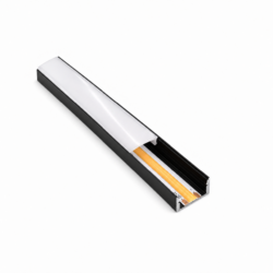 Alumiiniumist pinnapealne LED-profiil LED-ribale PRO SET 202 cm (LP15)