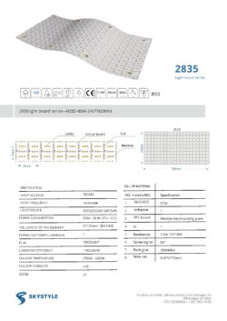 LED mat CCT LUCA 20W+20W 2700K‑6500K (LM400)