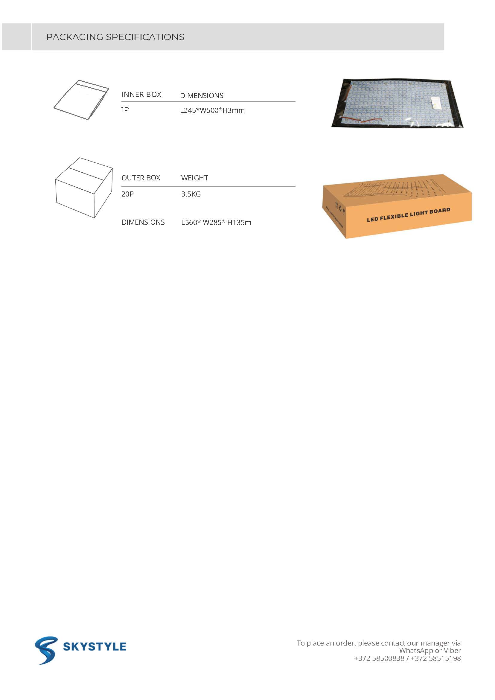 LED mat CCT LUCA 20W+20W 2700K‑6500K (LM400) - Image 9
