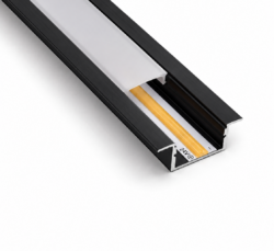 Alumiiniumist süvistatav LED-profiil LED-ribale PRO SET 202 cm (LP24)