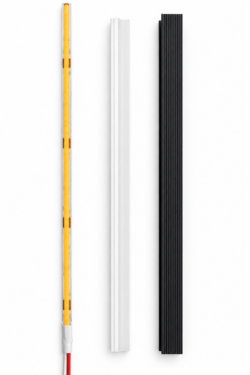 Алюминиевый встраиваемый LED профиль для светодиодной ленты LUCA SLIM LINE (LPS1)