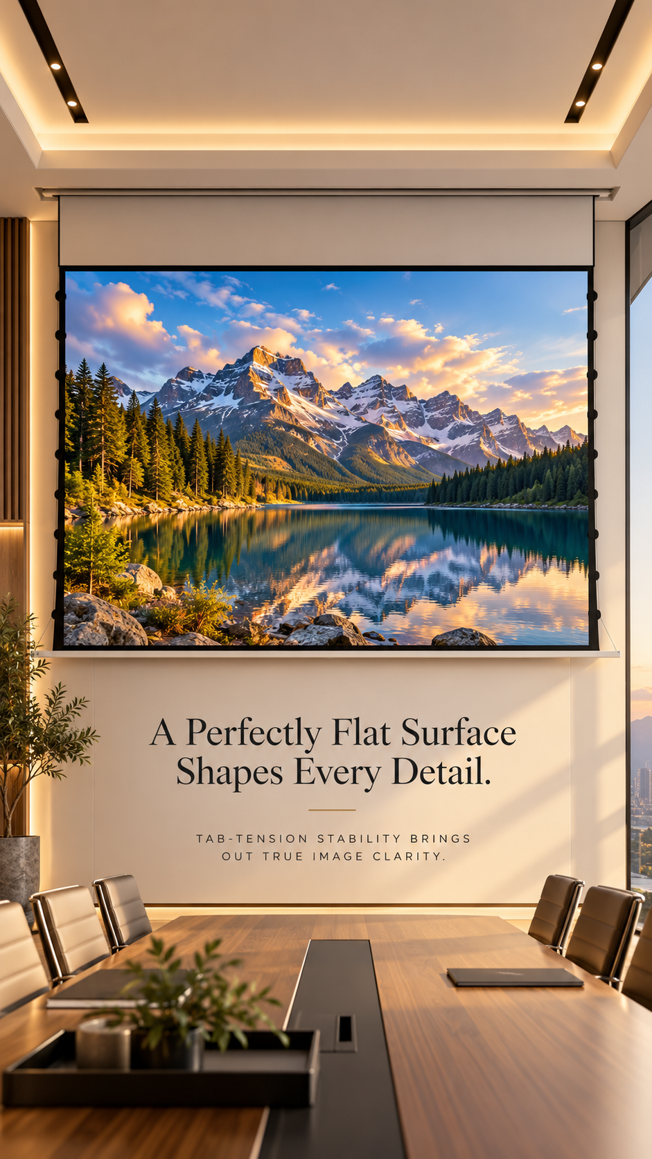 SKYSTYLE CINÉRA 120 PET GRAY встраиваемый в потолок проекционный экран (SC120) — изображение 13