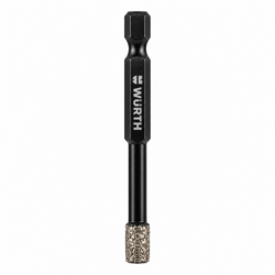 WÜRTH teemantfrees 6 mm, 1/4″ kuuskantvars (W78)