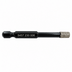 WÜRTH teemantfrees 6 mm, 1/4″ kuuskantvars (W78)