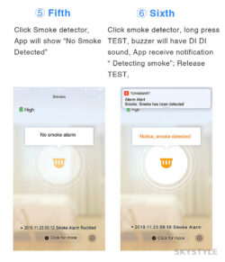 Умный датчик дыма WiFi TUYA Smart (SD4)