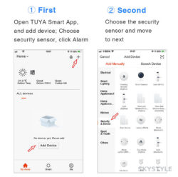 Умный датчик дыма WiFi TUYA Smart (SD4)