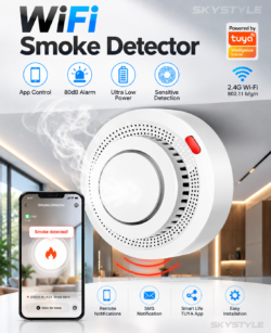 Умный датчик дыма WiFi TUYA Smart (SD4)
