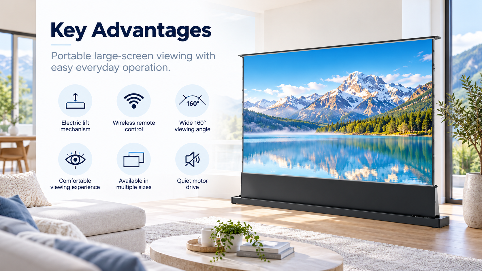 SKYSTYLE CINÉRA 120 PET GRAY встраиваемый в потолок проекционный экран (SC120) — изображение 7